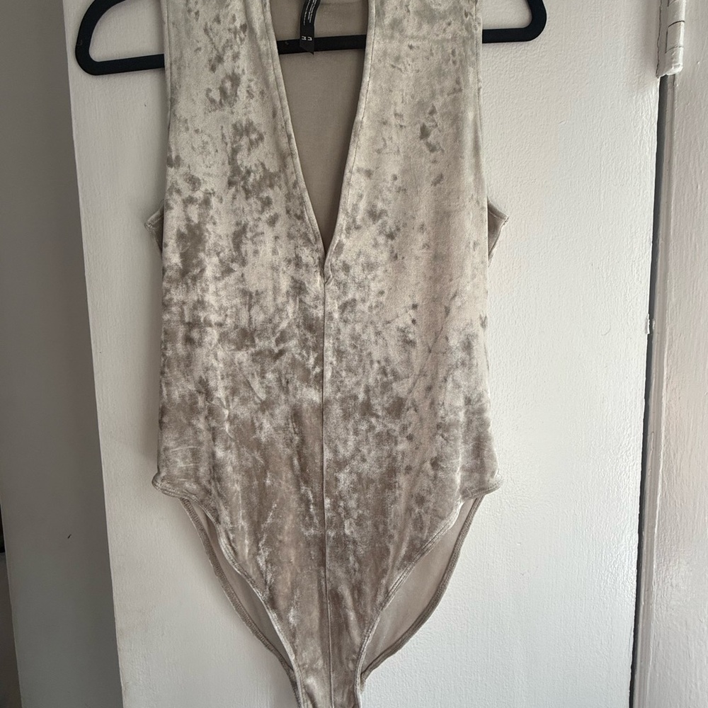 Urban Outfitters Cream Shapewear Bodysuit